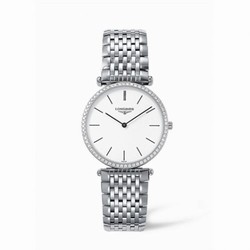Longines La Grande Classique 33 Quartz Diamond Bezel Stick L4.741.0.12.6