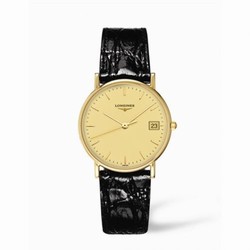 Longines Presence 33.5 Quartz Gold L4.743.6.32.2