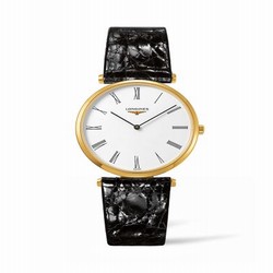 Longines La Grandes Classique Quartz 36 PVD / White Roman / Strap L4.755.2.11.2