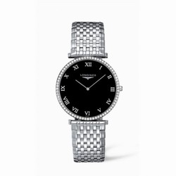 Longines La Grande Classique 37 Quartz Diamond Bezel L4.770.0.51.6