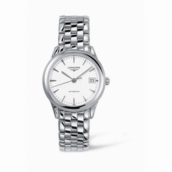 Longines Flagship 35.6 Automatic Stainless Steel White L4.774.4.12.6