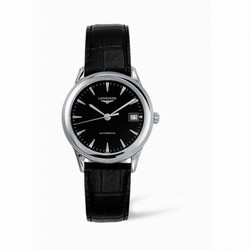 Longines Flagship 35.6 Automatic Stainless Steel Black L4.774.4.52.2