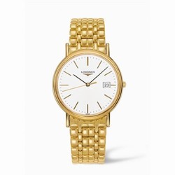 Longines Presence 38.5 Quartz Yellow Stick Bracelet L4.790.2.12.8