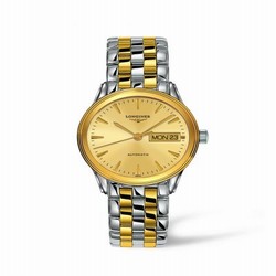 Longines Flagship 35.6 Day Date Two Tone L4.799.3.32.7