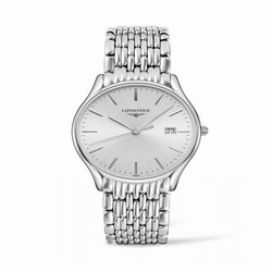 Longines Lyre Quartz 38.5mm Silver / Bracelet L4.859.4.72.6