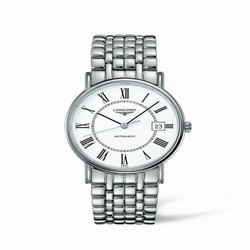 Longines Presence 38.5 Automatic Stainless Steel / White / Bracelet L4.921.4.11.6