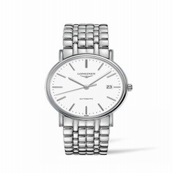 Longines Presence 38.5 Automatic Stainless Steel / White / Bracelet L4.921.4.12.6