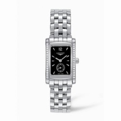 Longines DolceVita 20 Quartz Stainless Steel Diamond Black L5.155.0.76.6