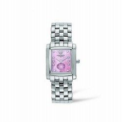 Longines DolceVita 20 Quartz Stainless Steel Pink MOP L5.155.4.93.6