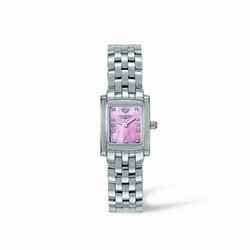 Longines DolceVita 16 Quartz Stainless Steel Pink MOP L5.158.4.93.6