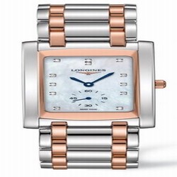 Longines DolceVita 22 Quartz Two Tone Pink L5.655.5.88.7