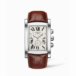 Longines DolceVita XL Chronograph Stainless Steel Roman L5.687.4.71.4