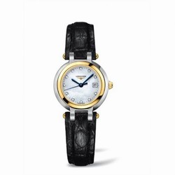 Longines PrimaLuna Quartz 26.5 Two Tone Leather MOP L8.110.5.93.2