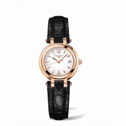 Longines PrimaLuna Quartz 26.5 Pink Gold Leather L8.110.8.16.2