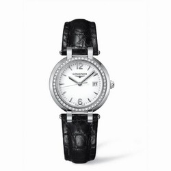 Longines PrimaLuna Quartz 30 Diamond Leather Arabic L8.112.0.16.2