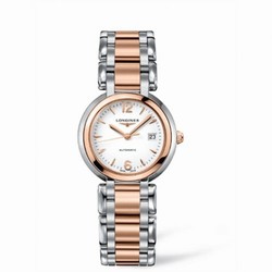 Longines PrimaLuna Automatic 30 Two Tone Pink Arabic L8.113.5.16.6