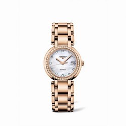 Longines PrimaLuna Automatic 30 Pink Gold Diamond MOP L8.113.9.87.6
