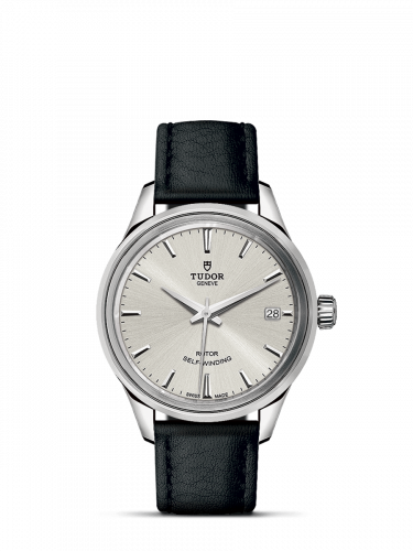 Tudor Style 34 Stainless Steel / Silver / Strap M12300-0005
