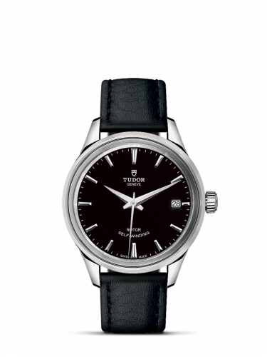 Tudor Style 34 Stainless Steel / Black / Strap M12300-0006