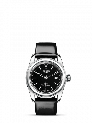 Tudor Glamour Date 26 Stainless Steel / Black / Strap M51000-0001