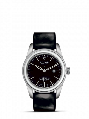 Tudor Glamour Date 31 Stainless Steel / Black / Strap M53000-0039