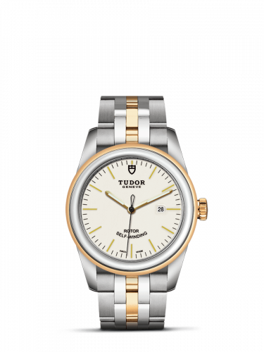 Tudor Glamour Date 31 Stainless Steel / Yellow Gold / Opaline / Bracelet M53003-0065