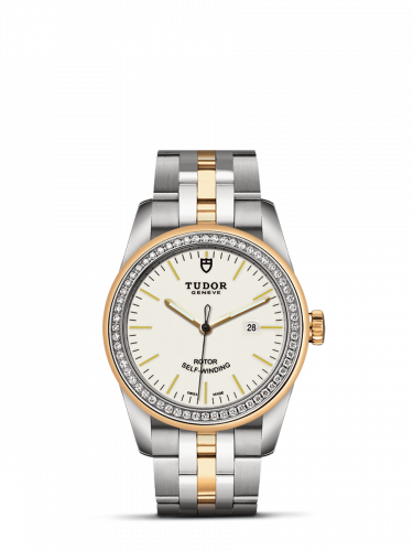 Tudor Glamour Date 31 Stainless Steel / Yellow Gold / Diamond / Opaline / Bracelet M53023-0065