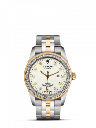 Tudor Glamour Date 31 Stainless Steel / Yellow Gold / Diamond / Opaline-Diamond / Bracelet M53023-0066