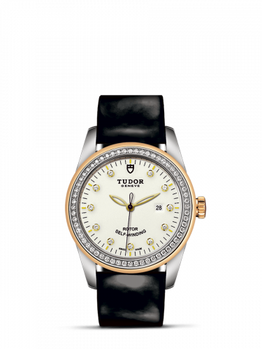 Tudor Glamour Date 31 Stainless Steel / Yellow Gold / Diamond / Opaline-Diamond / Strap M53023-0078