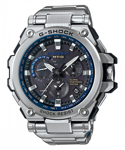 Casio G-Shock MT-G G1000 Steel / Black / Blue MTG-G1000D-1A2