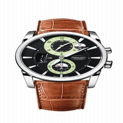 Parmigiani Fleurier Tonda Hemispheres Stainless Steel / Black PFC231-0001400-HA4042