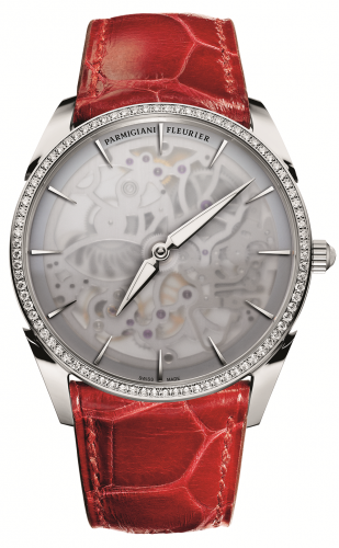 Parmigiani Fleurier Tonda 1950 Squelette White Gold / Milky Sapphire / Diamond PFC280-1260100-HA2121