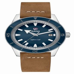 Rado HyperChrome Captain Cook 42 Stainless Steel / Blue / Calf R32505205