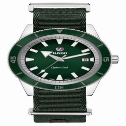 Rado HyperChrome Captain Cook 42 Stainless Steel / Green R32505318