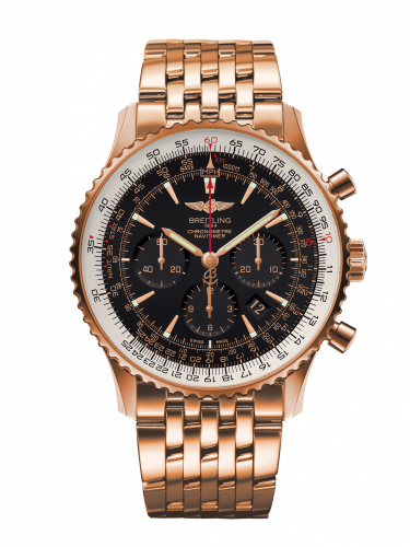 Breitling Navitimer 01 46 Red Gold / Black / Bracelet RB0127E6/BF16/443R