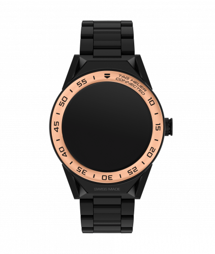 TAG Heuer Carrera Connected Modular 45 Black Titanium / Rose Gold / Ceramic Bracelet SBF8A5000.80BH0933