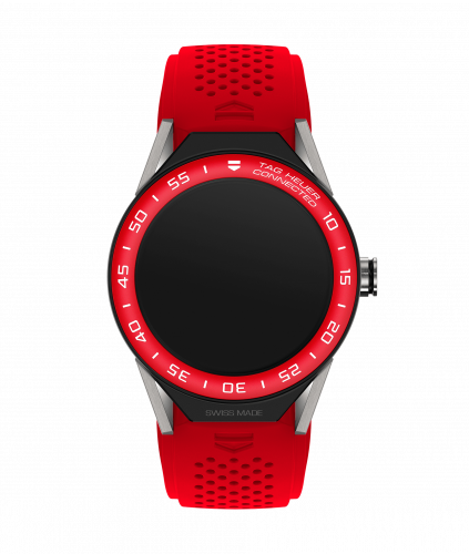 TAG Heuer Carrera Connected Modular 45 Titanium / Red Aluminum / Red Rubber SBF8A8015.11FT6080