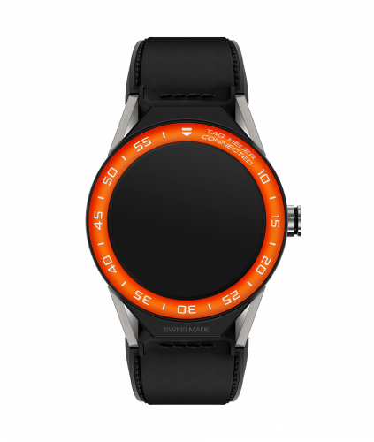 TAG Heuer Carrera Connected Modular 45 Titanium / Orange Aluminum / Black Calf SBF8A8016.11FT6079