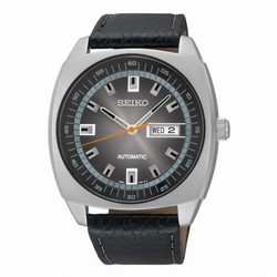 Seiko Recraft Cushion Stainless Steel / Grey / Strap SNKN01