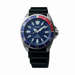 Seiko Prospex Diver Samurai Stainless Steel / Blue / Rubber SRPB53