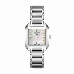 Tissot T-Wave Square Quartz 23.6 Stainless Steel / MOP / Bracelet T02.1.285.74