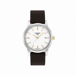 Tissot Dream Quartz 38 Stainless Steel / Yellow Gold PVD / White / Strap T033.410.26.011.01