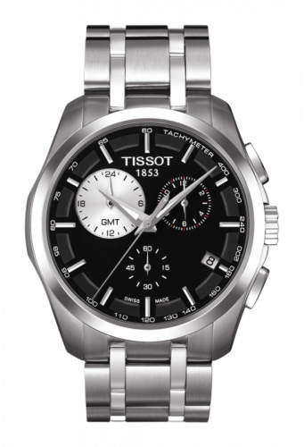 Tissot Couturier Quartz Chronograph GMT Silver-Eye T035.439.11.051.00