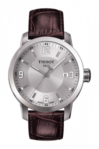 Tissot PRC 200 Quartz Silver Leather T055.410.16.037.00