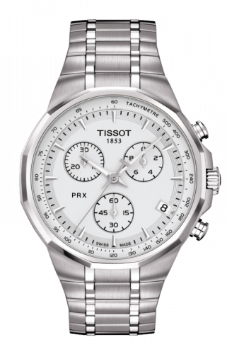 Tissot PRX Chronograph Quartz Stainless Steel / Silver T077.417.11.031.00