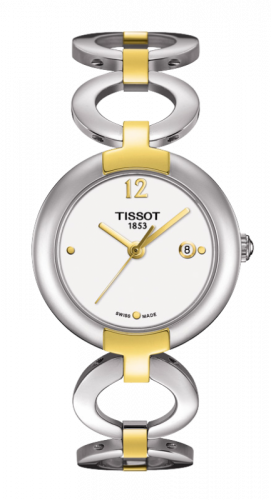 Tissot Pinky Stainless Steel / PVD Gold / White / Bracelet T084.210.22.017.00