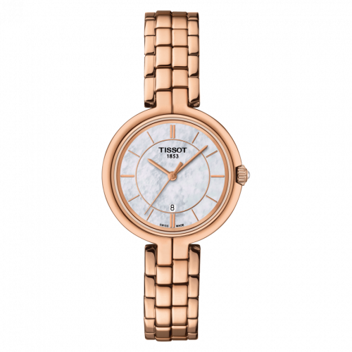 Tissot Flamingo PVD Rose Gold / MOP / Bracelet T094.210.33.111.01
