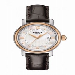 Tissot Bridgeport Quartz 29 Stainless Steel / Rose Gold PVD / MOP / Strap T097.010.26.118.00