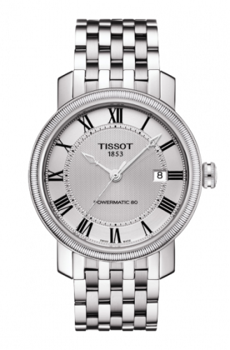 Tissot Bridgeport Powermatic 80 Silver Roman / Bracelet T097.407.11.033.00