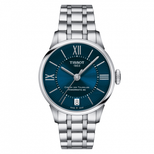 Tissot Chemin Des Tourelles Powermatic 80 32 Stainless Steel / Blue / Bracelet T099.207.11.048.00